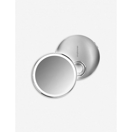 Oglinda rotunda compact cu senzor si lumina,10 cm-ST3025