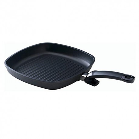 Tigaie antiaderenta patrata pentru gratar Fissler, 28 cm- 261648