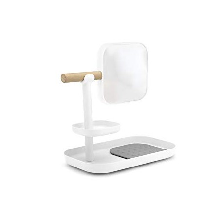 Organizator Accesorii Machiaj Sau Bijuterii Vana Alb 466363 Deco In