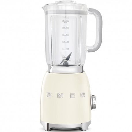 Blender Smeg BLF01CREU, 800W, 1.5 L, 4 viteze, Crem