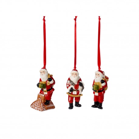 Set 3 decoratiuni Nostalgic Ornaments Santa Claus-361140