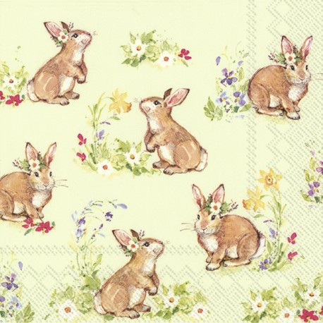 Servetele Sweet lovely bunnies IHR-L851129