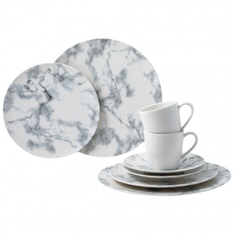 Set 8 piese Marmory White - 402201 Set 8 piese Marmory White - 402201