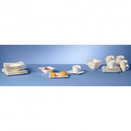 Serviciu de masa pentru 4 persoane, 28 pcs Newwave basic -341036