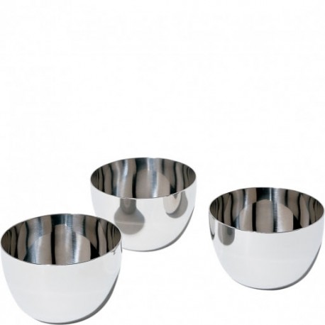 Set de 3 boluri inox Mami, Alessi- SG59