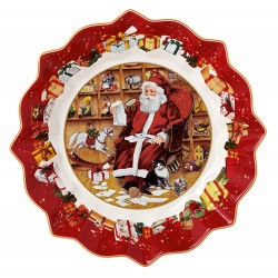 Bol cu picior Toy's Fantasy Santa wish list, 24x24x12 cm - 411234