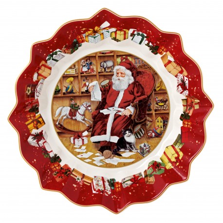 Bol cu picior Toy's Fantasy Santa wish list, 24x24x12 cm - 411234