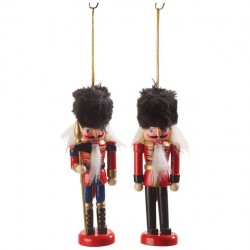 Set 2 decoratiuni din lemn, nutcracker -378926