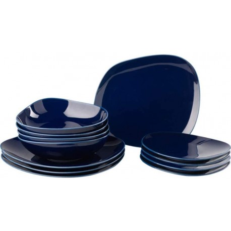 Set 12 farfurii Organic Dark Blue, Villeroy&Boch-395640