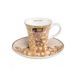 Ceasca espresso cu farfurie Expectation Gustav Klimt Goebel 305429