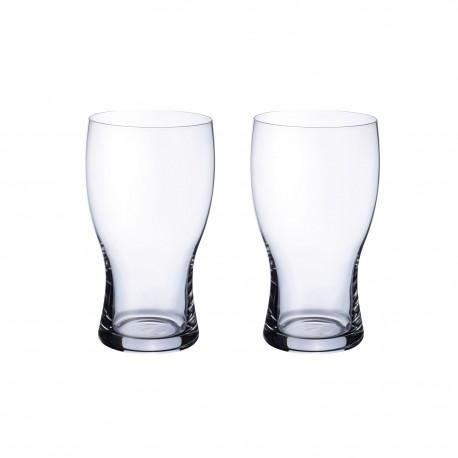 Set 2 pahare bere Purismo beer pint Villeroy and Boch, sticla,620 ml, 363182