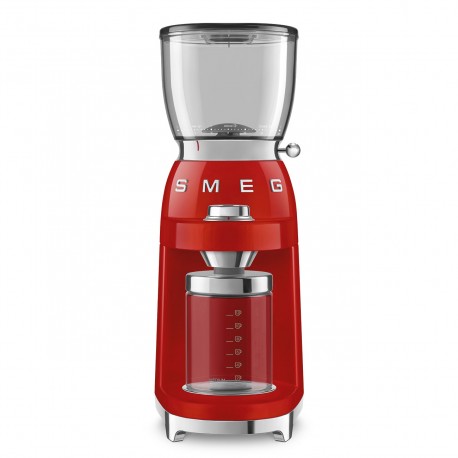 Rasnita de cafea Smeg CGF01RDEU, 150 W, 130 g, Rosu