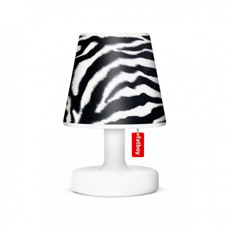 Abajur decorativ pentru lampa, Fatboy, Model Zebra, 49 x 13.5 cm, Alb/Negru-104164