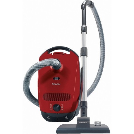 Aspirator cu sac Miele Classic C1 PowerLine SBAF3, 800 W, 4.5 l, 79 dB, Rosu