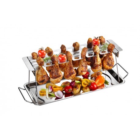 Accesoriu gratar pentru gatire pulpe pui BBQ Gefu 892599