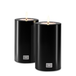 Set 2 luminari Artificial Candle  black,10x h18 cm, Eichholtz - 115290