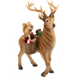 Decoratiune Villeroy & Boch, Winter Collage Deer & Forest Animals, 14x9cm-406209