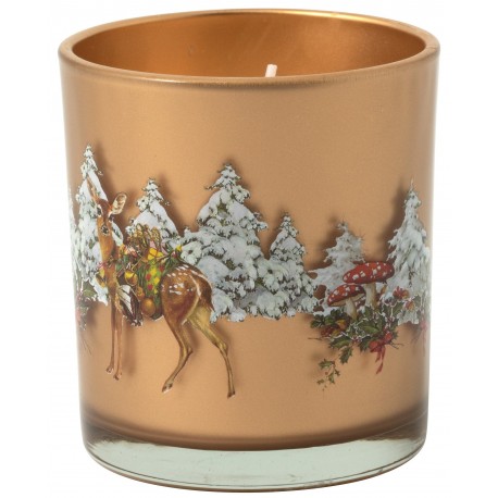 Lumanare decorativa Villeroy & Boch Winter Specials Votive Deer in Forest 7,5cm 402652