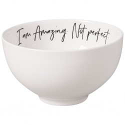 Bol cereale/supa, Statement I'm amazing not perfect, Villeroy&Boch- 433915