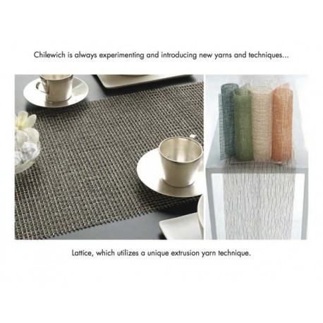 Placemat - napron woven lattice caviar