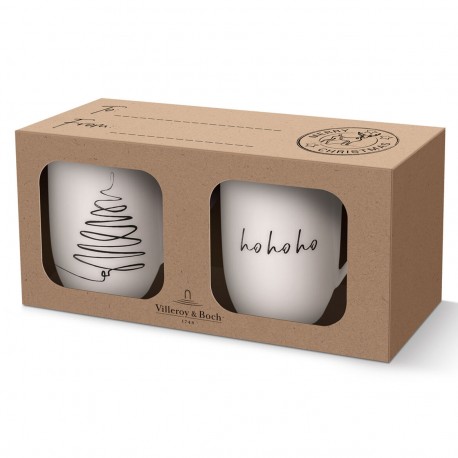 Set 2 cani Statement Xmass Tree, portelan, Villeroy&Boch-434400