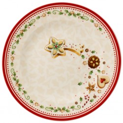 Farfurie pentru aperitiv Winter Bakery Delight falling star, 21.5 cm, Villeroy&Boch-301245