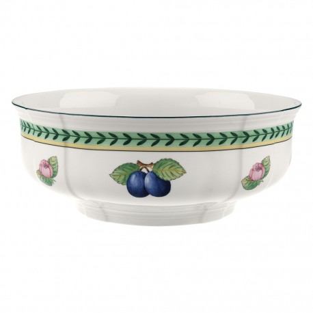 Bol salata French garden 25 cm, portelan, multicolor, Villeroy&Boch, 345205