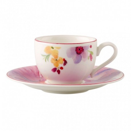 Ceasca espresso cu farfurie Mariefleur Basic, Villeroy&Boch-179844/179851