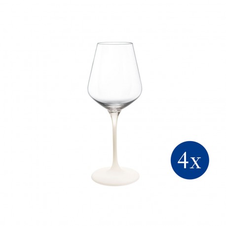 Set 4pahare de vin alb Manufacture Rock blanc, Villeroy&Boch, 380 ml-439450