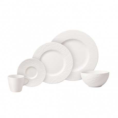 Set 20 de peise Manufacture Rock Blanc, Villeroy&Boch-444126