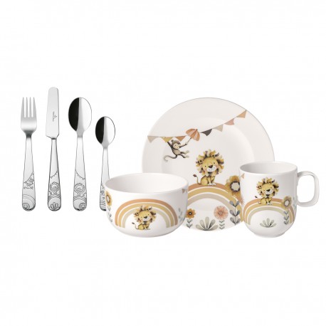 Set 7 piese vesela pentru copii  Roar Likea Lion, Villeroy&Boch-440579
