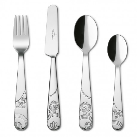Set 4 piese tacamuri pentru copii Roar Like a Lion - Villeroy and Boch, 438941