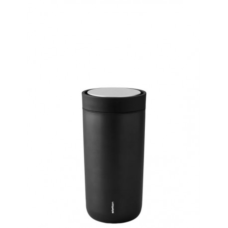 Cana termos  To Go Click negru, 400 ml - Stelton, 027756