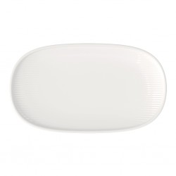Platou universal Afina - Villeoy and Boch, portelan, alb,  231 x 132 x 27 mm - 436428