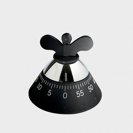 Timer/cronometru bucatarie Alessi negru, termoplastic - A09 B