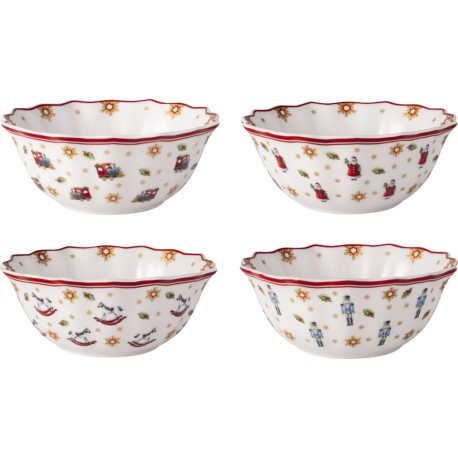 Set 4 boluri aniversare Toy's Delight - Villeroy and Boch, 149 mm, 280 ml - 450189