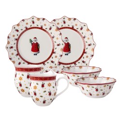 Set  6 piese mic dejun Toy's Delight Santa - Villeroy and Boch, 2 persoane,  36 x 25 x 14 cm, 456402