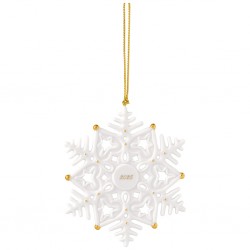 Ornament Christmas classics Snowflake 2025- Villeroy and Boch, portelan, 91 x 7 x 105 mm - 450226