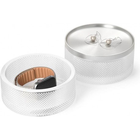 Cutie bijuterii Tesora glass-chrome, UMBRA-