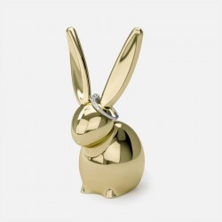 Suport bijuterii Zoola Bunny Umbra, nichel, auriu,4.4x4x7.6cm