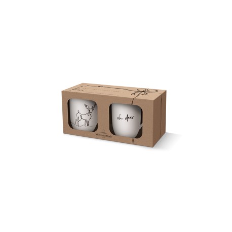 Set 2 cani Statement Xmass Set Reindeer, portelan, Villeroy&Boch-434417