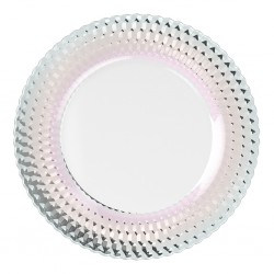 Farfurie sticla cristalizata Boston Pearl, 32 cm - 462960