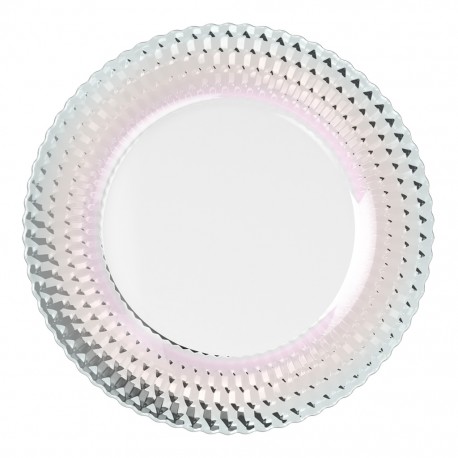 Farfurie sticla cristalizata Boston Pearl, 32 cm - 462960
