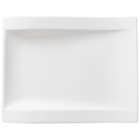 Farfurie dreptunghiulară pentru salată NewWave 26 x 20 x 3 cm, Villeroy&Boch, 181779