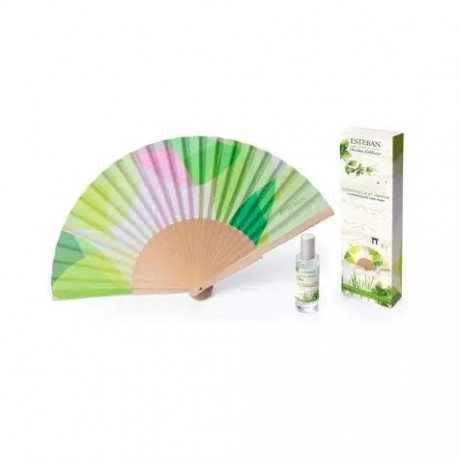 Set evantai + Spray 30 mi, Lemongrass&Mint - Esteban Paris- BCM-037