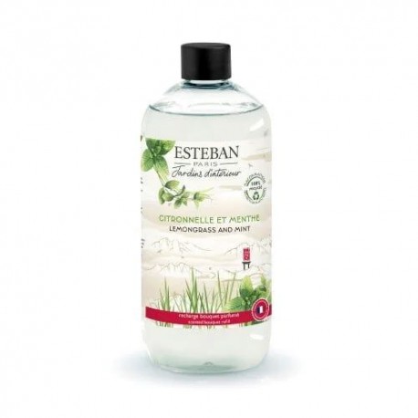 Rezerva Parfum 500 ml, Lemongrass&Mint, Esteban Paris- BCM-015
