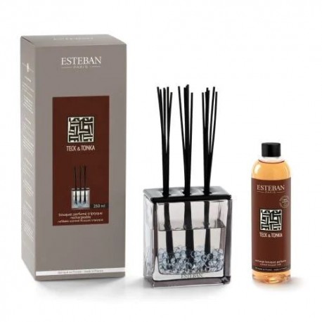 Difuzor Parfum Legendes Teck&Tonka + rezerva 250ml , Esteban Paris- TET-122
