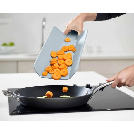 Set de 2 tocatoare Chop2Pot Pliabil Small Albastru, Joseph Joseph - J981003
