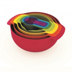Set boluri si masuri Nest plus 9 rosu, Joseph -400809