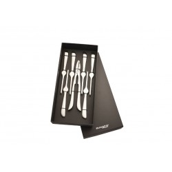 Set 7 tacamuri BUGATTI, Settimocielo, Inox, Argintiu, 681261